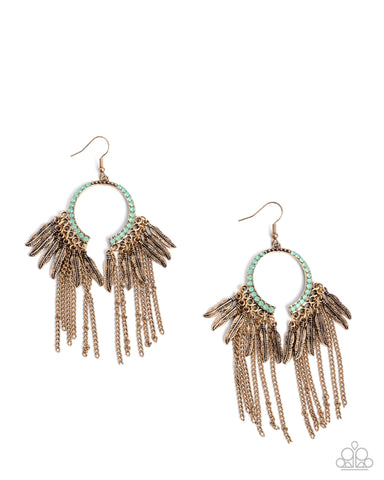 Free-Spirited Fringe - Green