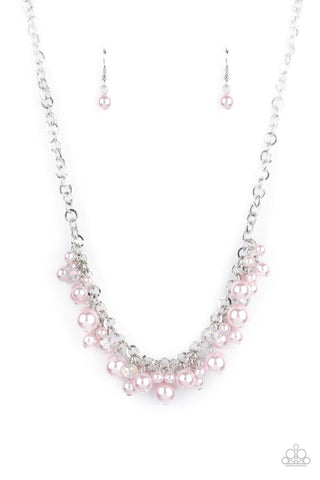 Positively PEARL-escent - Pink Necklace
