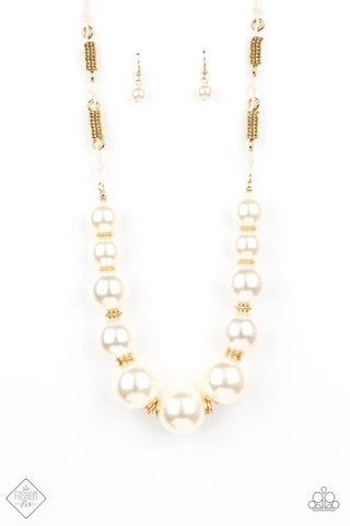 Pearly Prosperity Gold - Necklace