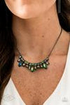 Wish Upon a ROCK STAR - Multi "Oil Spill" Necklace